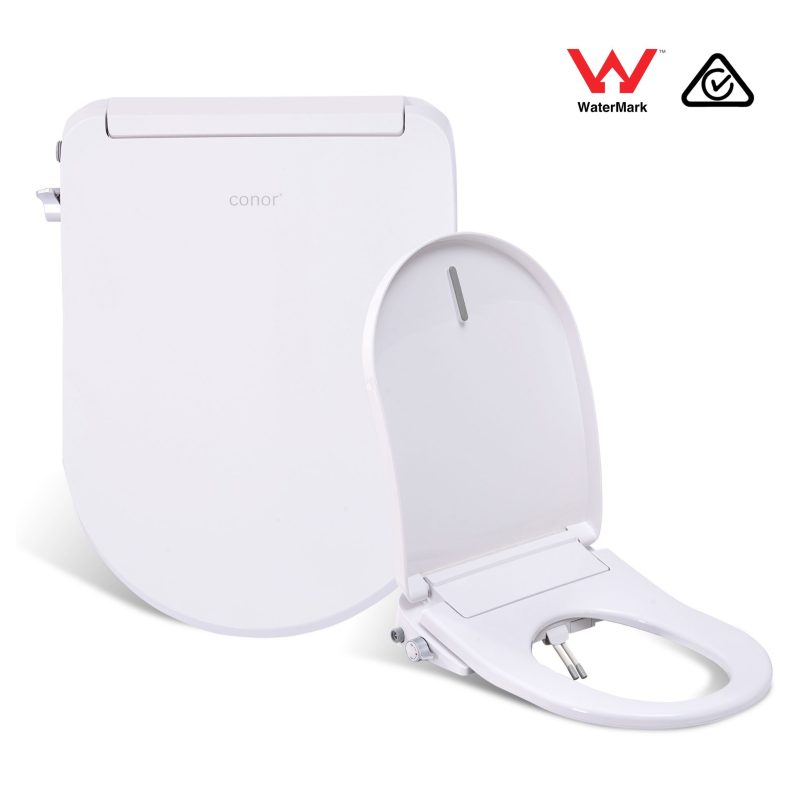 Conor Sylora Smart Bidet Seat – D-Shape with Installation Kit